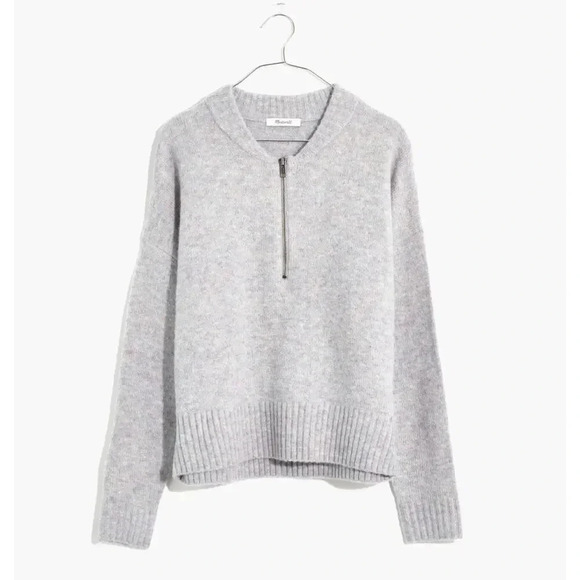 Madewell Women's York Half-Zip Pullover Sweater size S - Picture 1 of 10